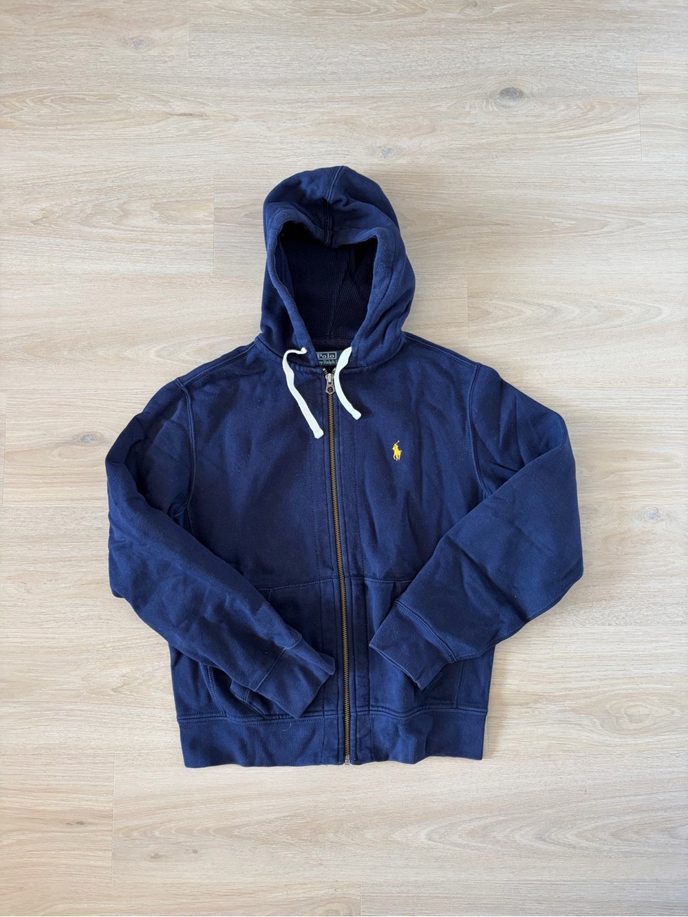 Polo by Ralph Lauren Navy Full-Zip Hoodie Size L